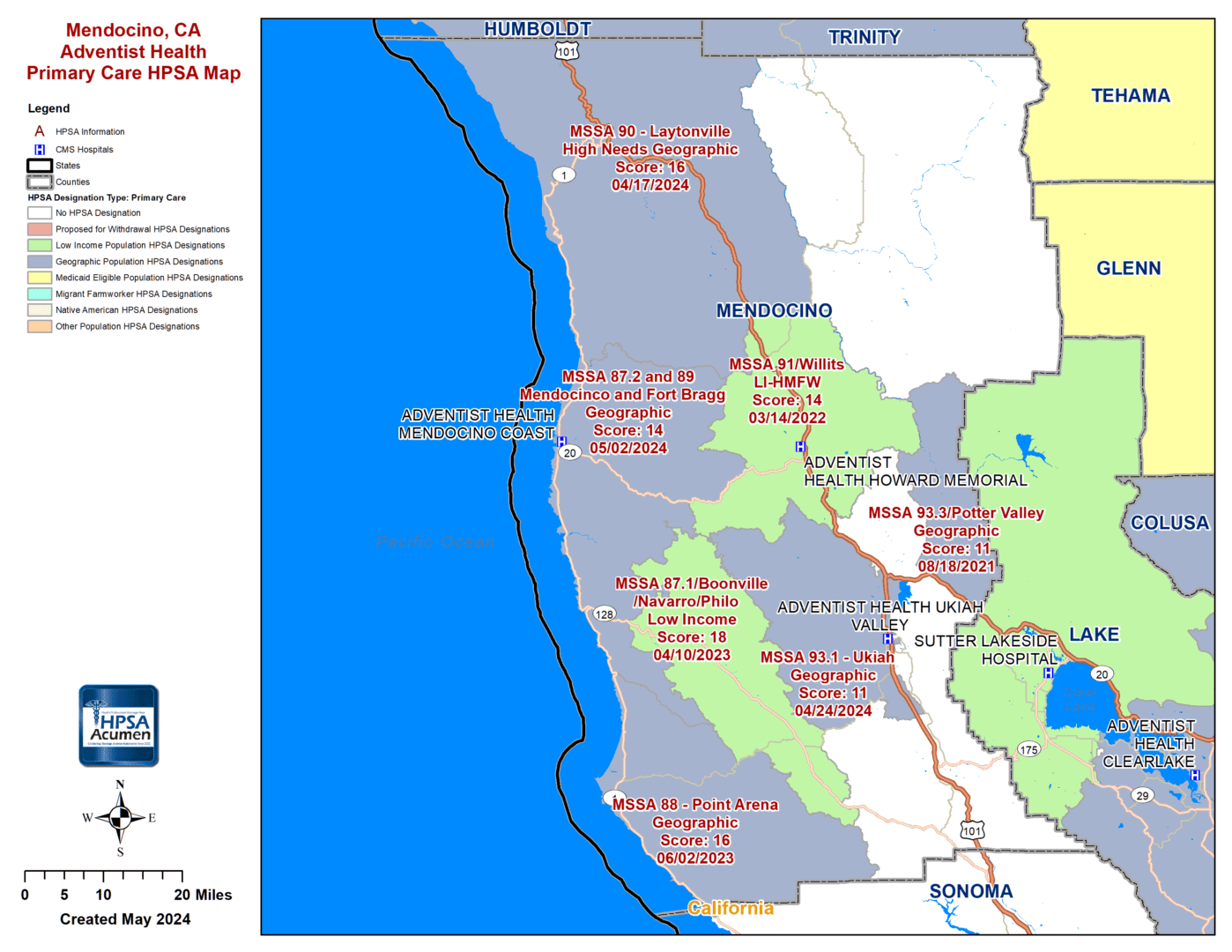 Adventist Health - Mendocino County