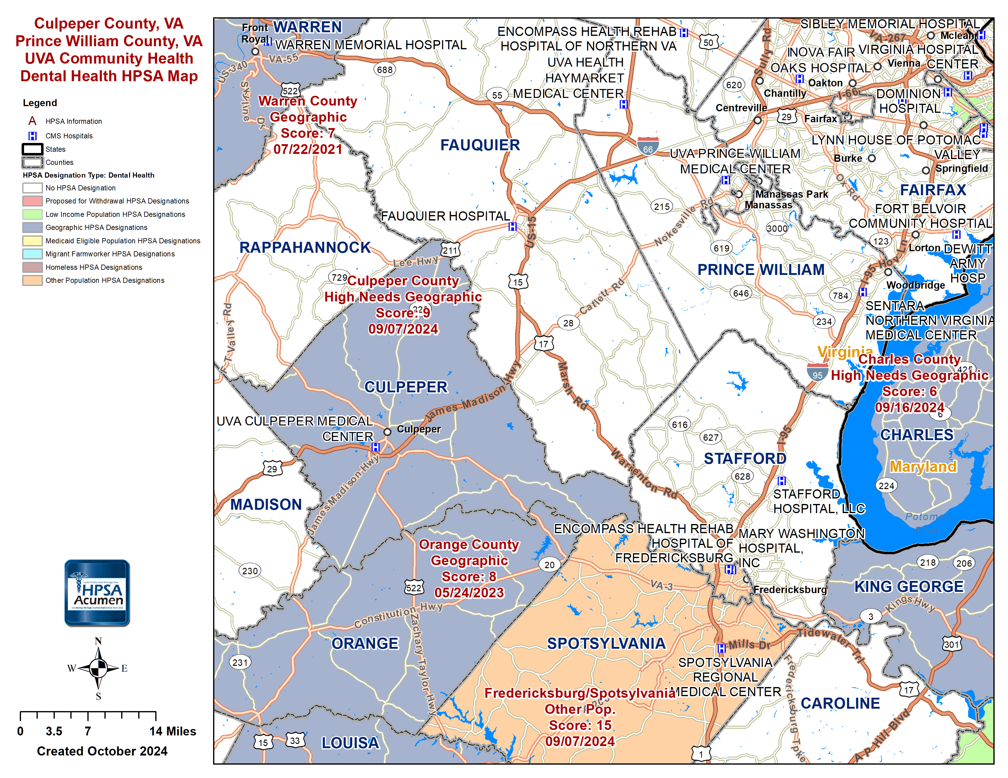 UVA DH Map