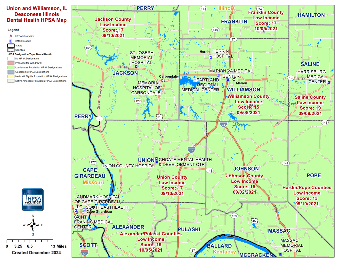 DH Union Williamson Map