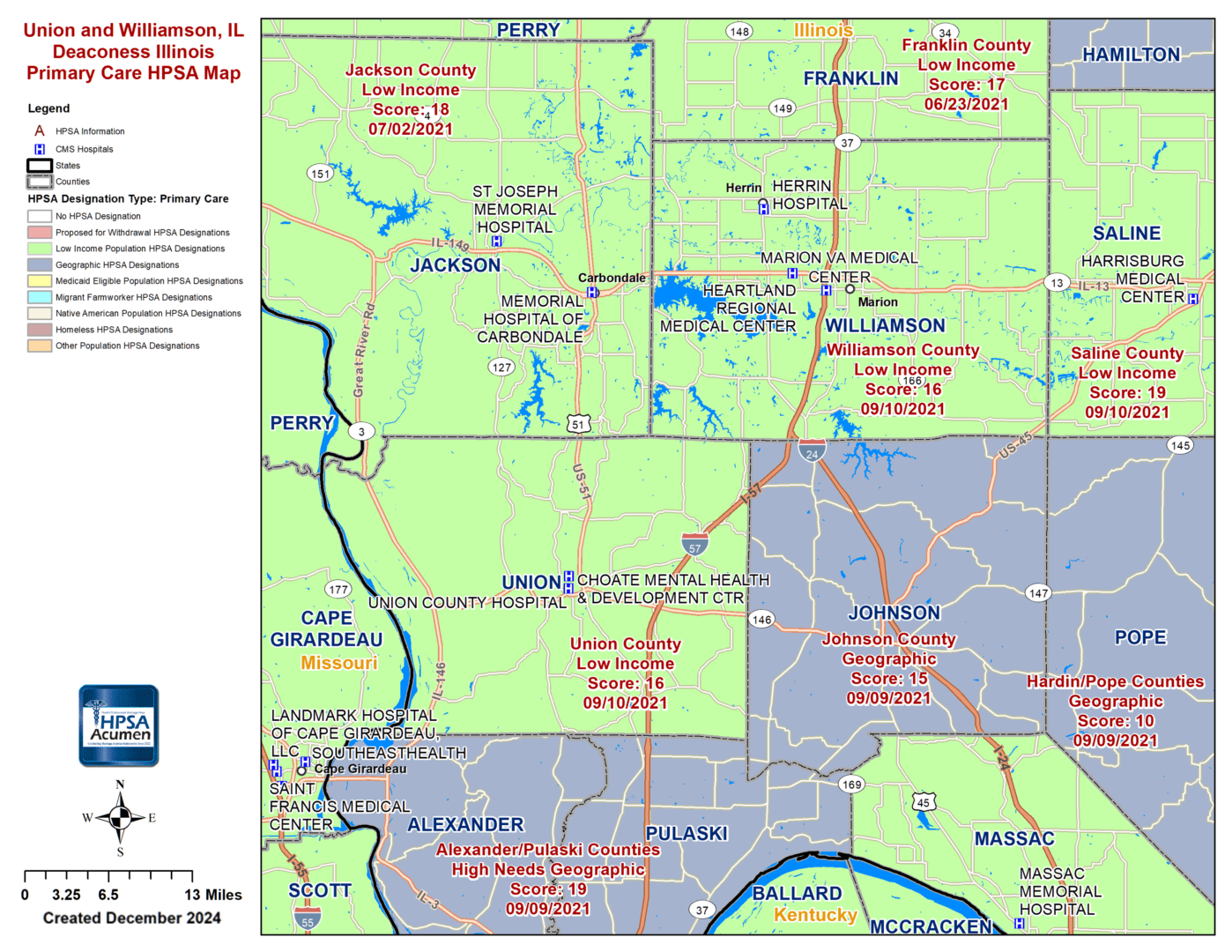 PC Union Williamson Map